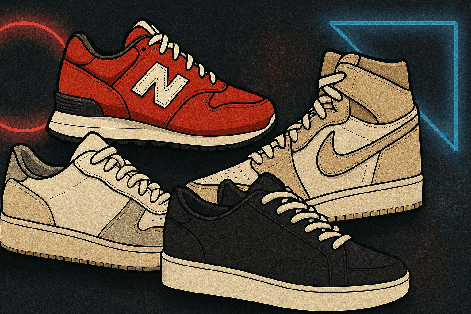 sneakers-4 zapatillas de diferentes marcas