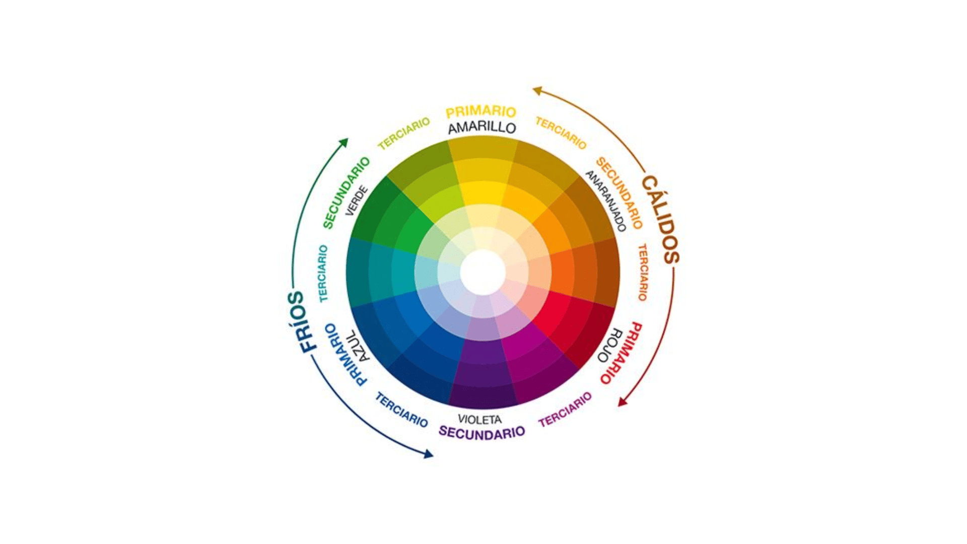 Colorimetría
Paleta de colores, divido en fríos y cálidos
